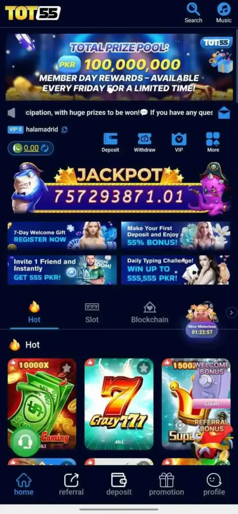 Tot55 game